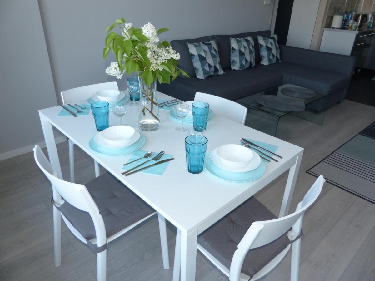 Ferienwohnung Apartament Storczyk Baltica Towers Danzig Exterior foto