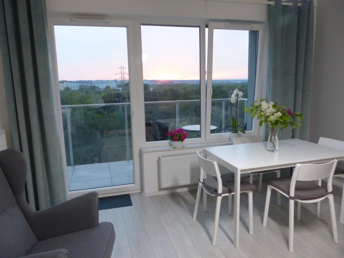 Ferienwohnung Apartament Storczyk Baltica Towers Danzig Exterior foto