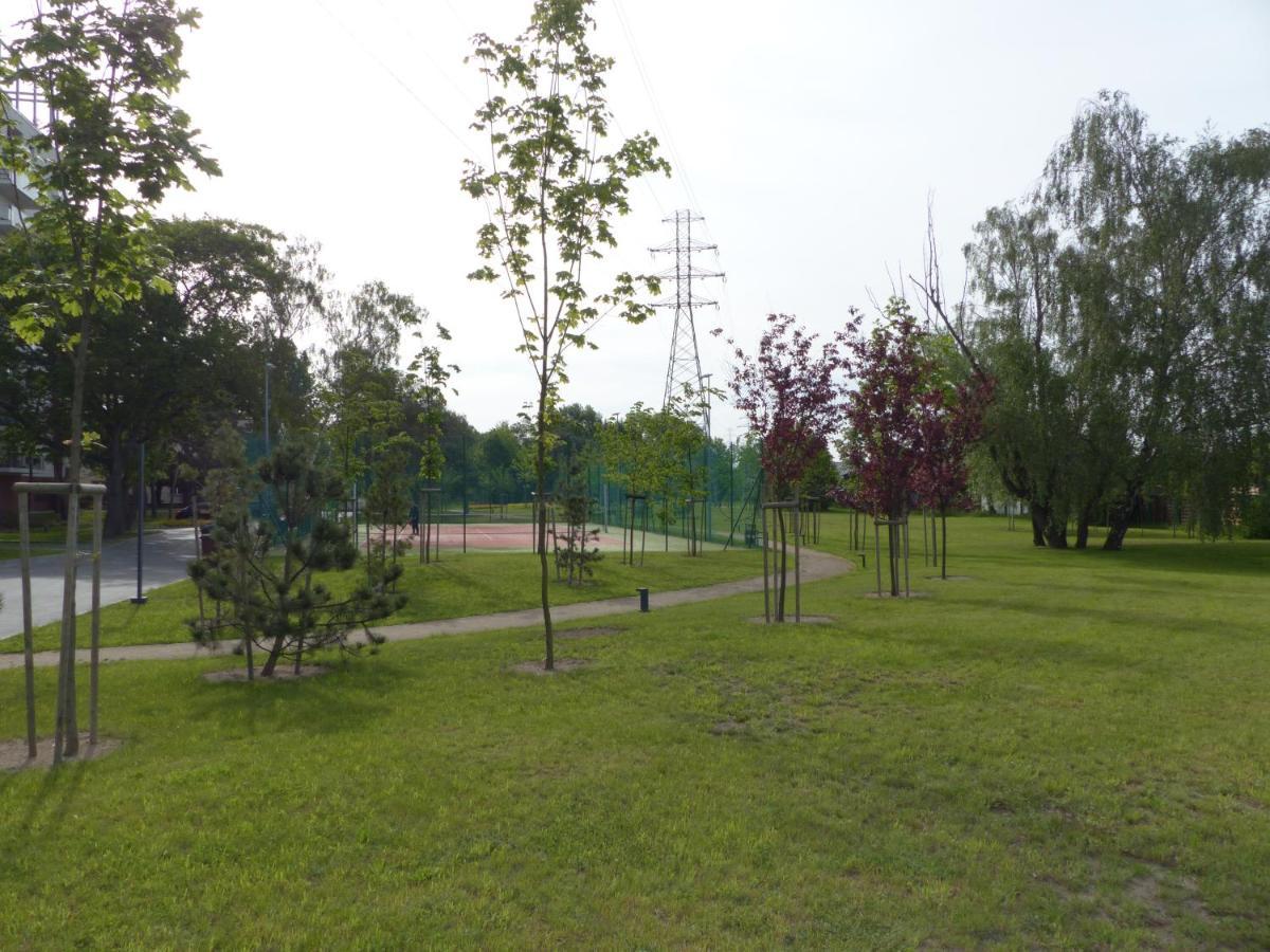 Ferienwohnung Apartament Storczyk Baltica Towers Danzig Exterior foto